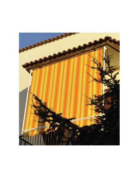 Tenda da sole a caduta con guide laterali