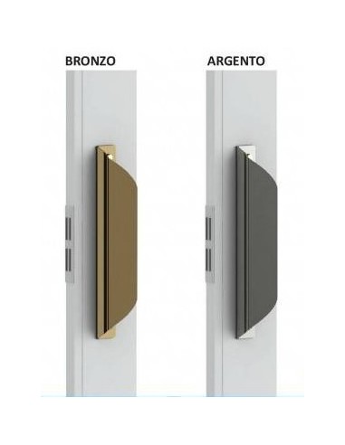 Maniglia con magnete per porte a soffietto