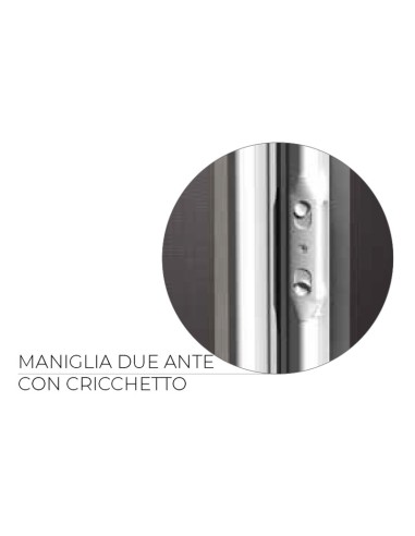 Zanzariera laterale klip 40 a molla su misura