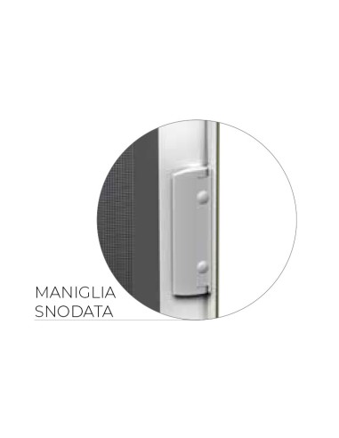 Zanzariera laterale klip 40 a molla su misura