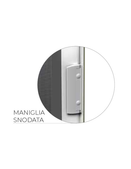 Zanzariera laterale klip 40 a molla su misura