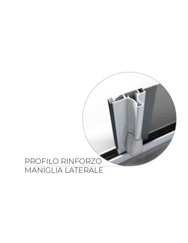 Zanzariera laterale klip 40 a molla su misura