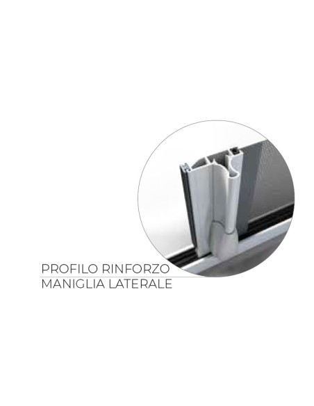 Zanzariera laterale klip 40 a molla su misura